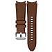 Bracciale Galaxy Watch 4 Classic Hybride 20mm 115mm S / M In Pelle Resistente, Marrone - Foto miniatura 9