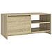 Tavolino Da Salotto Rovere Sonoma 102x50x45cm Legno Multistrato - Foto miniatura 2