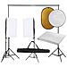 Kit Per Studio Fotografico Con Set Luci, Fondale E Riflettore - Foto miniatura 1
