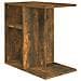Tavolino Da Salotto Rovere Fumo 50x30x50cm Legno Multistrato - Foto miniatura 2
