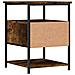 Comodino Rovere Fumo 40x42x56 Cm Legno Multistrato - Foto miniatura 6