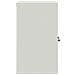 Armadio Classificatore Grigio Chiaro 90x40x70 Cm In Acciaio - Foto miniatura 2