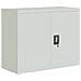 Armadio Classificatore Grigio Chiaro 90x40x70 Cm In Acciaio - Foto miniatura 1