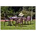 Sedia Da Esterno Torino, Seduta Da Giardino, Sedia Per Tavolo Da Pranzo, Poltrona Outdoor Effetto Rattan, 100 % Made In Italy, 54x60h82 Cm, Marrone - Foto miniatura 3