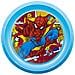 Piatto Piano Blu Per Bambini In Plastica Spiderman Resistente Agli Urti Accidentali E Riutilizzabile - Foto miniatura 2