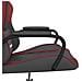 Sedia Gaming Nero E Rosso Vino In Similpelle - Foto miniatura 7