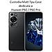 Custodia Tpu Silicone Cover Case Per Huawei P60 - P60 Pro Black - Foto miniatura 2