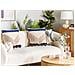 Set Di 2 Cuscini Sofca Cotone 45 X 45 Cm Beige Trama Geometrica - Foto miniatura 1