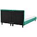 Letto Velluto Fitou 140 X 200 Cm Verde Scuro - Foto miniatura 3