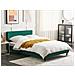 Letto Velluto Fitou 140 X 200 Cm Verde Scuro - Foto miniatura 1