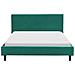 Letto Velluto Fitou 140 X 200 Cm Verde Scuro - Foto miniatura 7
