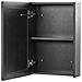 Armadio A Muro Per Specchio Da Bagno Led Cameron 40 Cm 60 Cm Nero - Foto miniatura 3