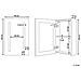 Armadio A Muro Per Specchio Da Bagno Led Cameron 40 Cm 60 Cm Nero - Foto miniatura 5