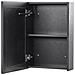 Armadio A Muro Per Specchio Da Bagno Led Cameron 40 Cm 60 Cm Nero - Foto miniatura 8