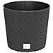 Fioriera Con Interno Rimovibile Antracite 15 / 15,3 L Pp Rattan - Foto miniatura 2