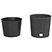 Fioriera Con Interno Rimovibile Antracite 15 / 15,3 L Pp Rattan - Foto miniatura 3