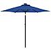 Ombrellone Giardino Con Palo In Acciaio Azzurro 225x225x212 Cm - Foto miniatura 2