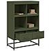 Credenza Verde Oliva 68x39x111,5 cm in Acciaio - Foto miniatura 2