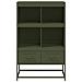 Credenza Verde Oliva 68x39x111,5 cm in Acciaio - Foto miniatura 7