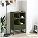 Credenza Verde Oliva 68x39x111,5 cm in Acciaio - Foto miniatura 8