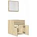 Set Mobili Da Bagno 2 Pz Rovere Sonoma In Legno Multistrato - Foto miniatura 2