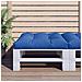 Cuscino Per Pallet Blu Reale 80x80x12 Cm In Tessuto - Foto miniatura 1