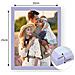 Set Di 5 Cornici Jasnofioletowe Per Foto 20x25 Cm - Stile Elegante E Moderno - Foto miniatura 2