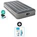 Set Materassino Gonfiabile - 191x99x30 Cm - Grigio - Include Accessori Coordinati Cb21 - Foto miniatura 1