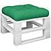 Cuscino Per Pallet Verde 60x60x12 Cm In Tessuto - Foto miniatura 2