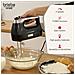 Hm1174blk Elegance Sbattitore Eletricoimpastatrice Per Pasticceria, 5 Velocità + Turbo 400w Nero - Foto miniatura 2
