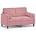 Divano a 2 Posti con Cuscini Rosa 120 cm in Velluto - Foto miniatura 1