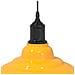 Lampada Sospensione Regolabile E27 Giallo Lucido Ø31 cm Metallo - Foto miniatura 8