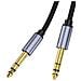 Cavo Audio Schermato Da 6,5 Mm A 6,5 Mm Per Mixer, Chitarra, Tastiera, Altoparlante  2 Metri - Foto miniatura 4