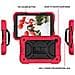 Custodia Per Samsung Galaxy Tab A8 10.5 2022 Con Supporto E Cinturino Rosso - Foto miniatura 2