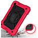 Custodia Per Samsung Galaxy Tab A8 10.5 2022 Con Supporto E Cinturino Rosso - Foto miniatura 4