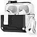 Custodia Protettiva Per Auricolari Bluetooth Compatibile Con Airpods Pro/pro 2 Con Chiusura Magnetica E Supporto Per Telefono White+black - Foto miniatura 2