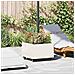 Base per Parasol con Vaso Bianco 45 x 45 x 45 cm Acciaio - Foto miniatura 2