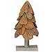 Albero di Natale Marrone 60 cm Legno massello di teak - Foto miniatura 4