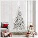 Albero di Natale artificiale con luci integrate Argento 210 cm - Foto miniatura 2