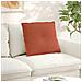 Cuscino per Schiena Rosso Arancio 60 x 50 cm Tessuto in Cords - Foto miniatura 2