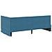 Cornice del letto ad angolo Blu 100 cm x 200 cm Tessuto - Foto miniatura 7