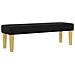 Letto a molle con materasso Nero 140 x 190 cm Tessuto - Foto miniatura 6