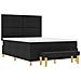 Letto a molle con materasso Nero 140 x 190 cm Tessuto - Foto miniatura 7