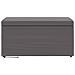 Pouf Grigio Pelle Sintetica e Legno Ingegnerizzato - Foto miniatura 4