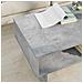 Tavolino da salotto Grigio cemento 80 x 46 x 35 cm - Foto miniatura 4
