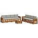 Set divani con cuscino 9 pcs Grigio Naturale e Chiaro - Foto miniatura 3