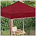 Tenda per feste a pop-up 195 x 195 x 245 cm Borgogna - Foto miniatura 4