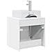 Mobile Lavabo da Parete Bianco Lucido 49,5 x 41 x 62,5 cm - Foto miniatura 4