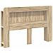 Testata del letto Rovere Sonoma Legno ingegnerizzato - Foto miniatura 1