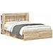 Testata del letto Rovere Sonoma Legno ingegnerizzato - Foto miniatura 6